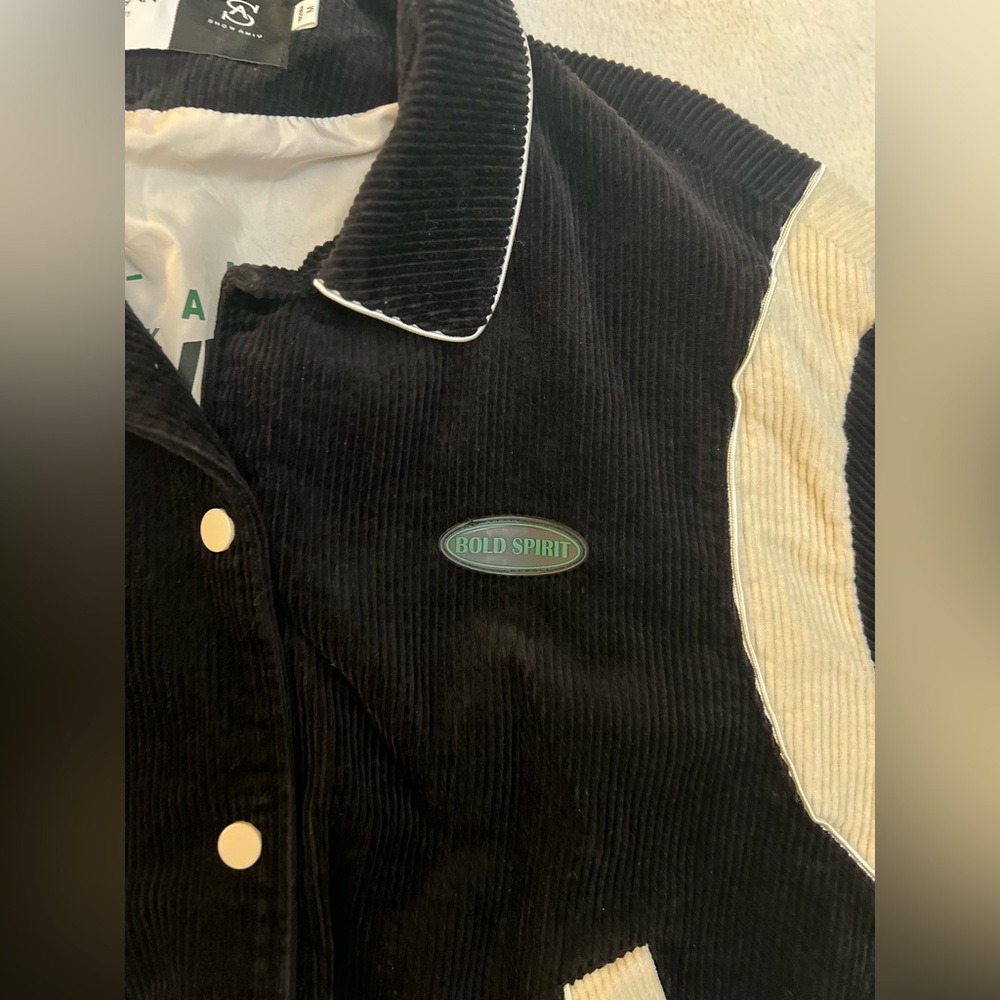 ✨ Rare! Disney Mulan “Live By Honor” Corduroy Varsity Bomber Jacket - Picture 6 of 11